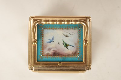 Lot 988 - A 19TH CENTURY FRENCH SEVRES PORCELAIN PANELLED GORGE CASE REPEATING CARRIAGE CLOCK