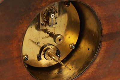 Lot 969 - A COLLECTION OF FOUR EDWARDIAN INLAID MANTEL CLOCKS