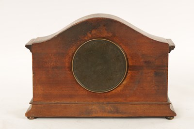 Lot 969 - A COLLECTION OF FOUR EDWARDIAN INLAID MANTEL CLOCKS