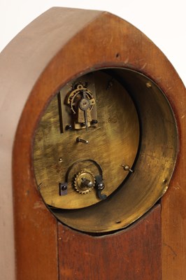 Lot 969 - A COLLECTION OF FOUR EDWARDIAN INLAID MANTEL CLOCKS