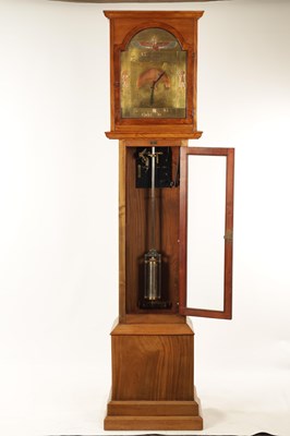 Lot 962 - AN UNUSUAL ELECTRIC SYNCHRONOME LONGCASE CLOCK
