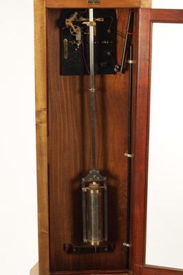 Lot 962 - AN UNUSUAL ELECTRIC SYNCHRONOME LONGCASE CLOCK