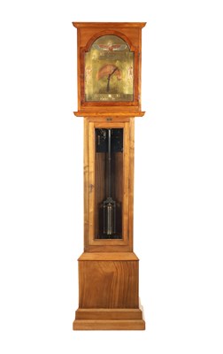 Lot 962 - AN UNUSUAL ELECTRIC SYNCHRONOME LONGCASE CLOCK