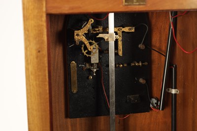 Lot 962 - AN UNUSUAL ELECTRIC SYNCHRONOME LONGCASE CLOCK