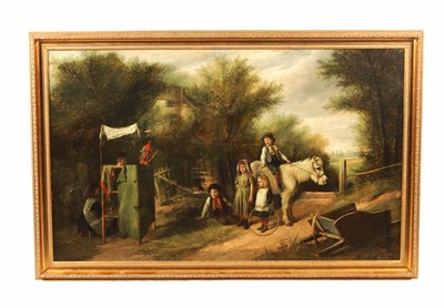 Lot 772 - REUBEN HUNT (BRITISH, 1879 - 1962) OIL ON BOARD