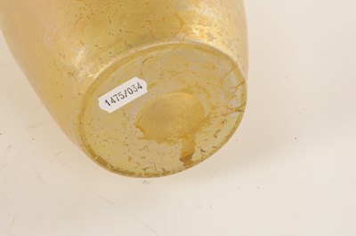 Lot 7 - AN ART NOUVEAU LOETZ LARGE CANDIA PAPILLON IRIDESCENT GLASS VASE