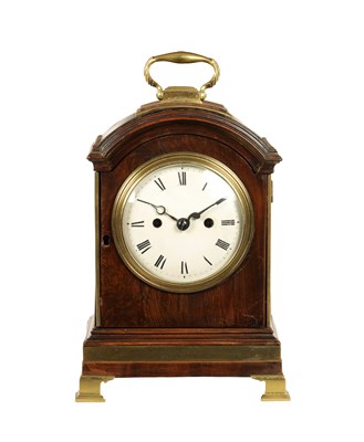 Lot 1078 - J. PERIGAL, LONDON. A MINIATURE REGENCY DOUBLE FUSEE PAD TOP BRACKET CLOCK