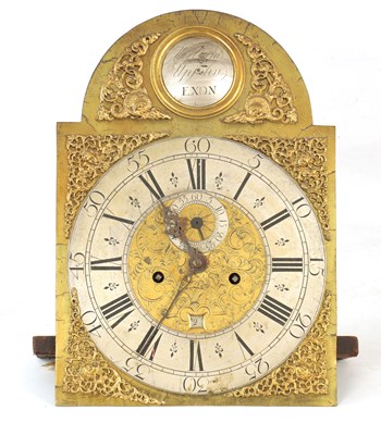 Lot 926 - WILLIAM UPJOHN, EXON. A MID 18TH CENTURY LONGCASE CLOCK MOVEMENT