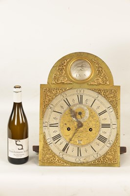 Lot 926 - WILLIAM UPJOHN, EXON. A MID 18TH CENTURY LONGCASE CLOCK MOVEMENT
