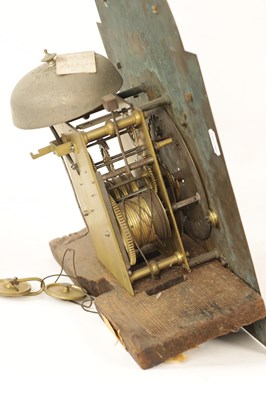 Lot 926 - WILLIAM UPJOHN, EXON. A MID 18TH CENTURY LONGCASE CLOCK MOVEMENT