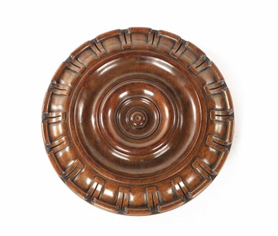 Lot 1127 - A WILIAM IV MAHOGANY WINE/MAGNUM COASTER BY JAMES MEIN KELSO