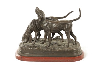 Lot 709 - AFTER ALFRED DUBUCAND A LATE 19TH CENTURY BRONZE SCULPTURE