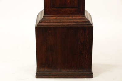 Lot 906 - JOHN TAYLOR KIRKBY STEPHEN AN 18TH CENTURY OAK BRASS DIAL 30 HOUR LONGCASE CLOCK