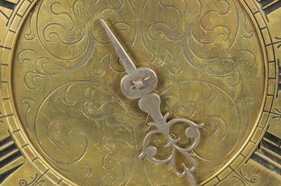 Lot 980 - ARCHER, STOW.  AN EARLY 18TH CENTURY 30HR HOOK AND SPIKE WALL CLOCK