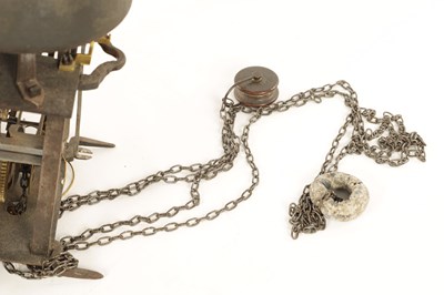 Lot 980 - ARCHER, STOW.  AN EARLY 18TH CENTURY 30HR HOOK AND SPIKE WALL CLOCK