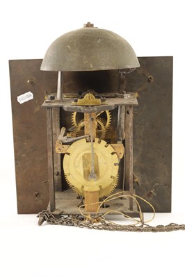 Lot 980 - ARCHER, STOW.  AN EARLY 18TH CENTURY 30HR HOOK AND SPIKE WALL CLOCK