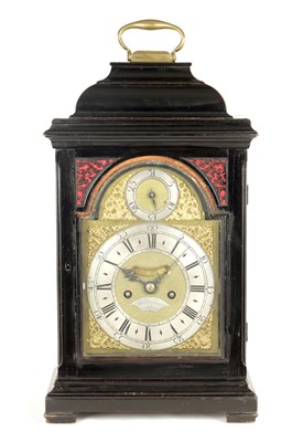 Lot 1052 - THOMAS RAYMENT, LONDON. A GEORGE II PULL QUARTER REPEATING VERGE BRACKET CLOCK