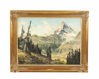 Lot 853 - HEINZ MUNICH (1921-1978) LARGE OIL ON CANVAS