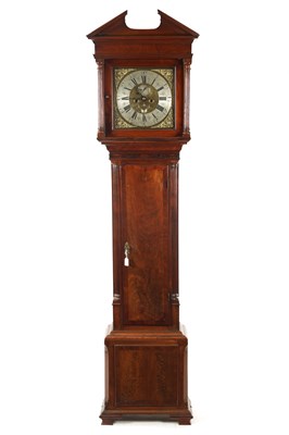 Lot 1008 - BURTON, KENDAL. AN 18TH CENTURY EIGHT-DAY WALNUT LONGCASE CLOCK