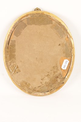 Lot 47 - A 19TH CENTURY CONTINENTAL PAINTED OVAL PORCELAIN PLAQUE OF ADMIRAL LORD NELSON
