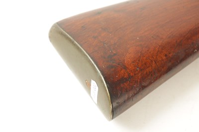 Lot 489 - AN EARLY 19TH CENTURY FLINTLOCK COACHING BLUNDERBUSS WITH OVER FLICK BAYONET BY HARDING