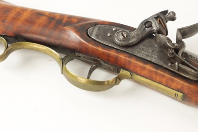 Lot 479 - AN EARLY 19TH CENTURY AMERICAN KENTUCKY FLINTLOCK RIFLE BY ARMSTRONG OF PHILADELPHIA