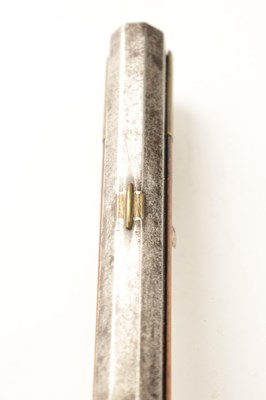 Lot 479 - AN EARLY 19TH CENTURY AMERICAN KENTUCKY FLINTLOCK RIFLE BY ARMSTRONG OF PHILADELPHIA