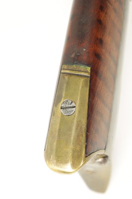 Lot 479 - AN EARLY 19TH CENTURY AMERICAN KENTUCKY FLINTLOCK RIFLE BY ARMSTRONG OF PHILADELPHIA