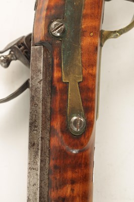 Lot 479 - AN EARLY 19TH CENTURY AMERICAN KENTUCKY FLINTLOCK RIFLE BY ARMSTRONG OF PHILADELPHIA