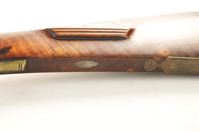 Lot 479 - AN EARLY 19TH CENTURY AMERICAN KENTUCKY FLINTLOCK RIFLE BY ARMSTRONG OF PHILADELPHIA