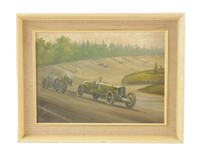 Lot 869 - J.L. CHAPMAN, A 20TH CENTURY OIL ON CARD.
