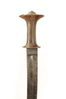 Lot 491 - A MENELIK II (1889-1913) ETHIOPIAN GURADE/SABER WITH WILKINSON BLADE