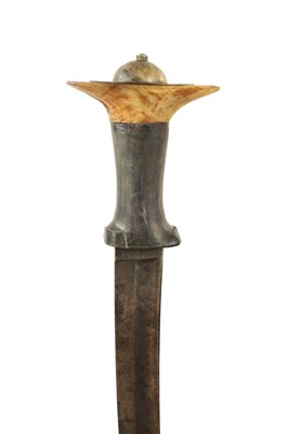 Lot 466 - A MENELIK II (1889-1913) ETHIOPIAN GURADE/SABER WITH WILKINSON BLADE