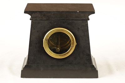 Lot 959 - BARRAUD & LUNDS, LONDON. AN ENGLISH REGENCY EGYPTIAN REVIVAL FUSEE MANTEL CLOCK