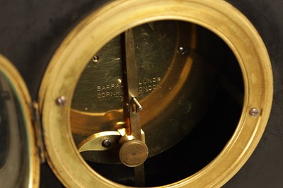 Lot 959 - BARRAUD & LUNDS, LONDON. AN ENGLISH REGENCY EGYPTIAN REVIVAL FUSEE MANTEL CLOCK