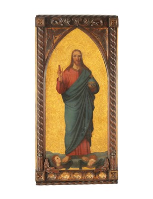 Lot 892 - A LATE 19TH CENTURY OIL ON CANVAS ‘SALVADOR MUNDI’