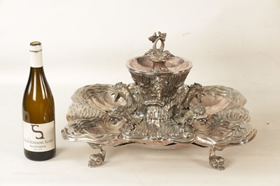 Lot 426 - AN IMPRESSIVE LARGE 20TH CENTURY ITALIAN SOLID SILVER ELECTRIC WINE FOUNTAIN CENTERPIECE CIRCA 1950