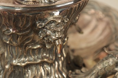 Lot 426 - AN IMPRESSIVE LARGE 20TH CENTURY ITALIAN SOLID SILVER ELECTRIC WINE FOUNTAIN CENTERPIECE CIRCA 1950