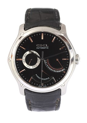 Lot 271 - A GENTLEMAN'S STEEL EBEL CLASSIC HEXAGON WRIST...