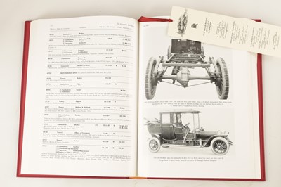 Lot 55 - THE EDWARDIAN ROLLS-ROYCE. A PAIR OF HARDBACK BOOKS BY JOHN FASIL & BRYAN GOODMAN