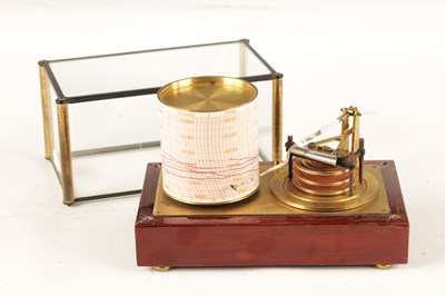 Lot 1047 - AN UNUSUAL EARLY 20TH CENTURY MINIATURE ELECTRIC BAROGRAPH