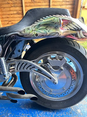 Lot 105 - A CUSTOM-BUILT HONDA VALKYRIE MOTORBIKE BASED ON THE 1500CC HONDA GOLDWING
