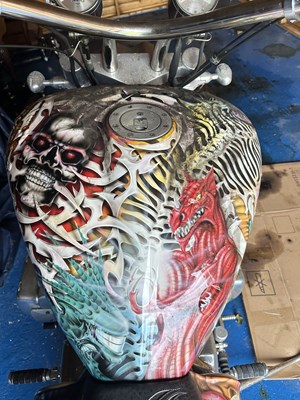 Lot 105 - A CUSTOM-BUILT HONDA VALKYRIE MOTORBIKE BASED ON THE 1500CC HONDA GOLDWING
