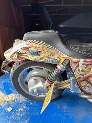 Lot 105 - A CUSTOM-BUILT HONDA VALKYRIE MOTORBIKE BASED ON THE 1500CC HONDA GOLDWING