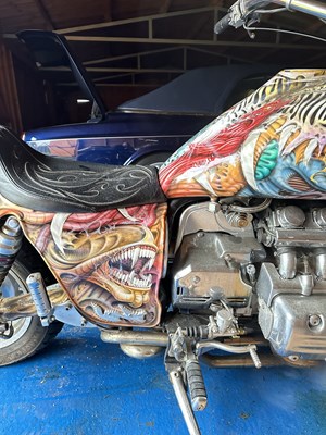 Lot 105 - A CUSTOM-BUILT HONDA VALKYRIE MOTORBIKE BASED ON THE 1500CC HONDA GOLDWING