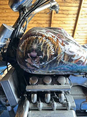 Lot 105 - A CUSTOM-BUILT HONDA VALKYRIE MOTORBIKE BASED ON THE 1500CC HONDA GOLDWING