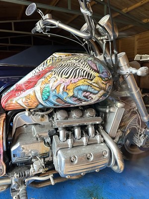 Lot 105 - A CUSTOM-BUILT HONDA VALKYRIE MOTORBIKE BASED ON THE 1500CC HONDA GOLDWING