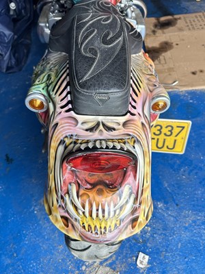 Lot 105 - A CUSTOM-BUILT HONDA VALKYRIE MOTORBIKE BASED ON THE 1500CC HONDA GOLDWING