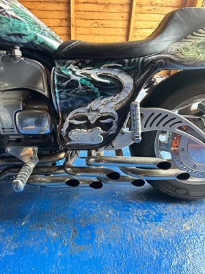 Lot 105 - A CUSTOM-BUILT HONDA VALKYRIE MOTORBIKE BASED ON THE 1500CC HONDA GOLDWING