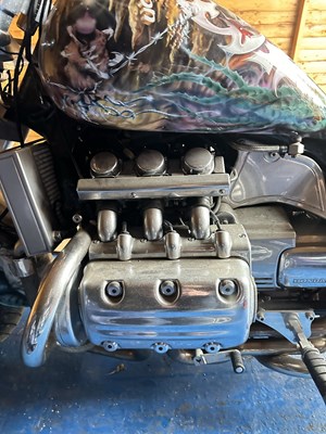 Lot 105 - A CUSTOM-BUILT HONDA VALKYRIE MOTORBIKE BASED ON THE 1500CC HONDA GOLDWING